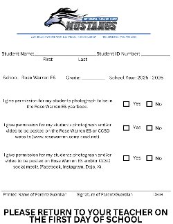 Permission Form - English